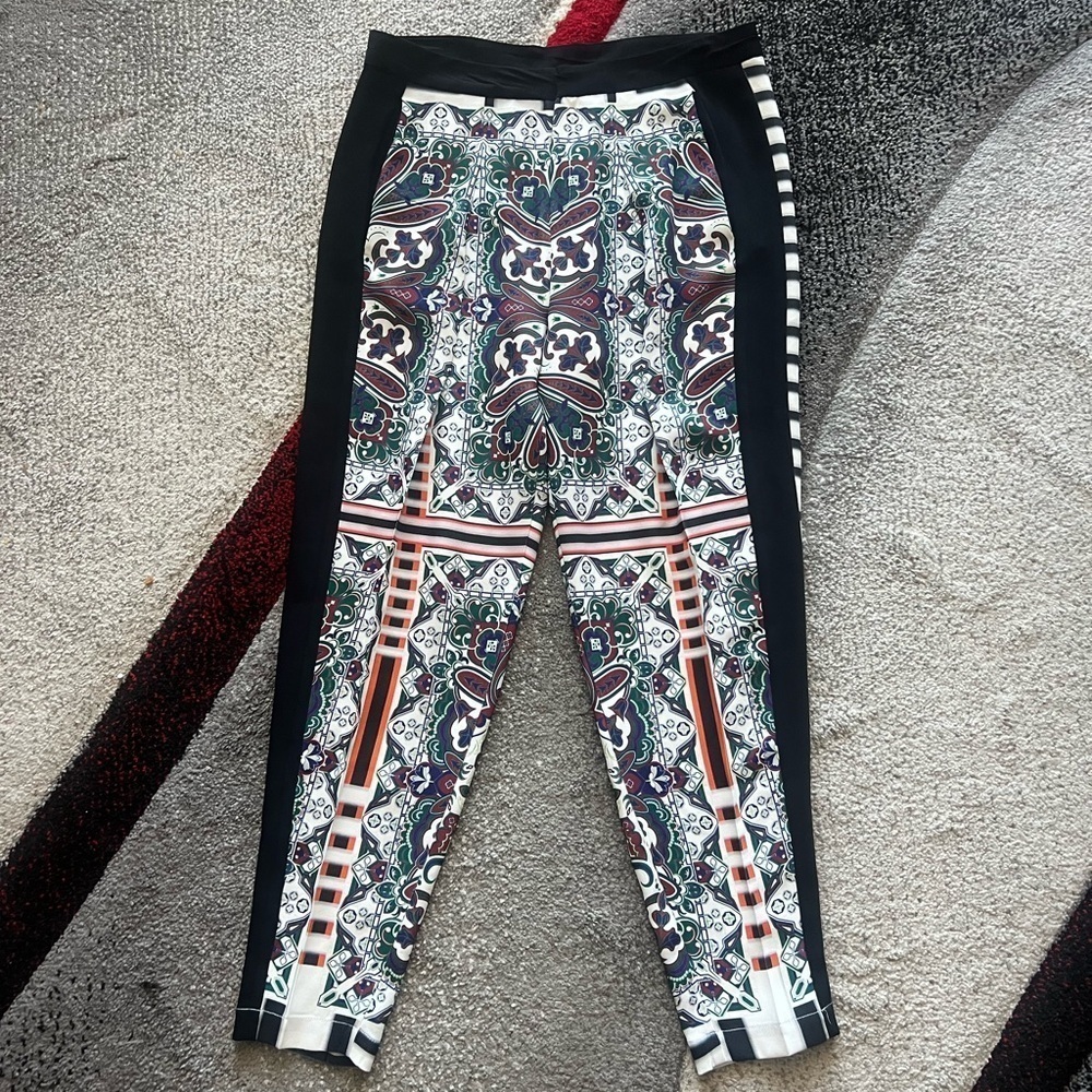 Clover Canyon Boho Pleated Front Slim Fit Pants
